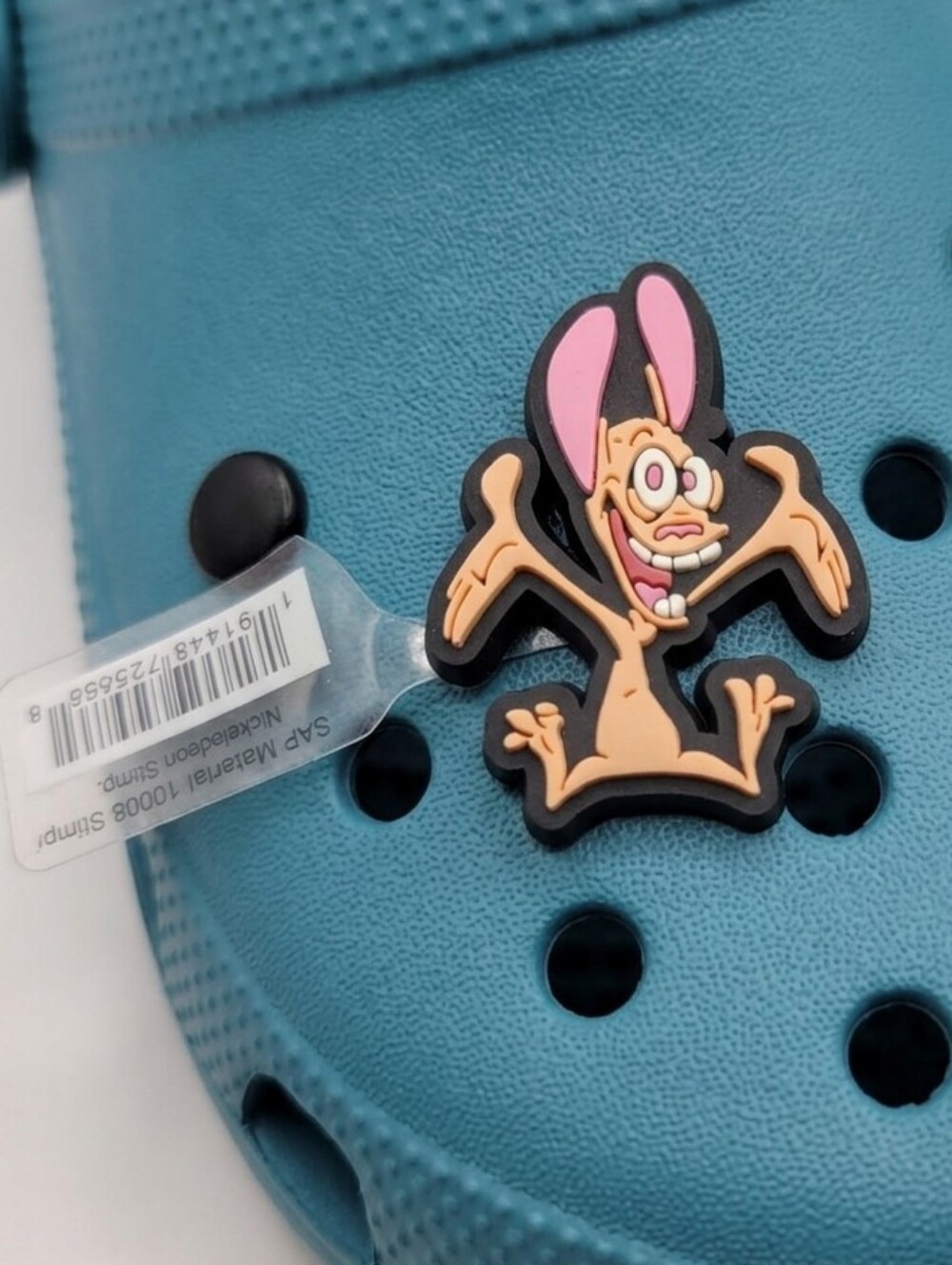 Ren and Stimpy Rubber Crocs Pin - Ren